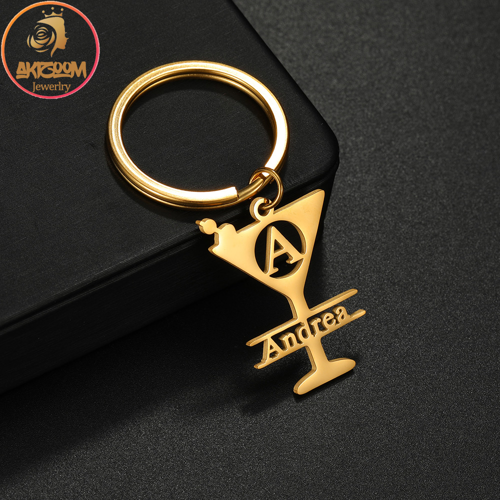 Initial Ring Custom - Akizoom 사용자 정의 이름 큰 글자