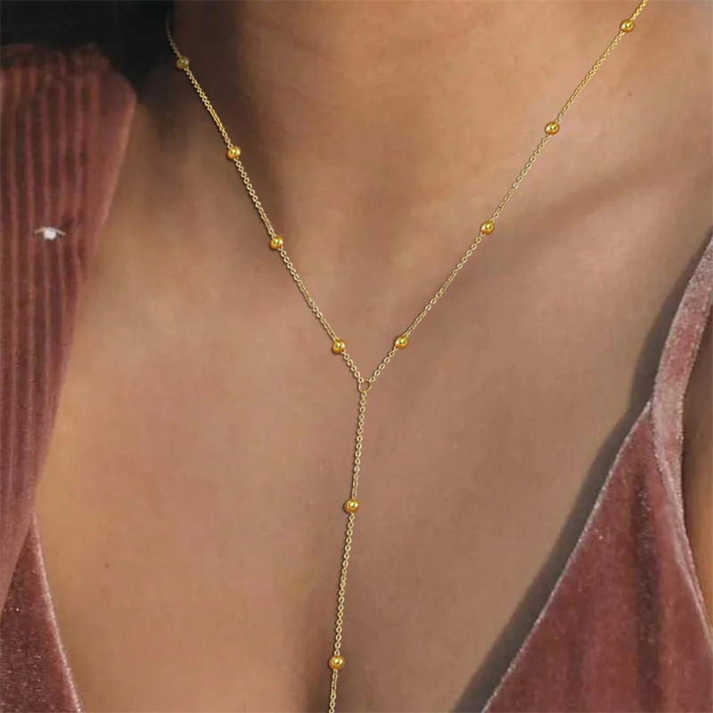 빈티지 골드 컬러 롱 체인 드롭 목걸이 여성용 심플 메 - Birth Flower Necklace 리뷰 및 가격