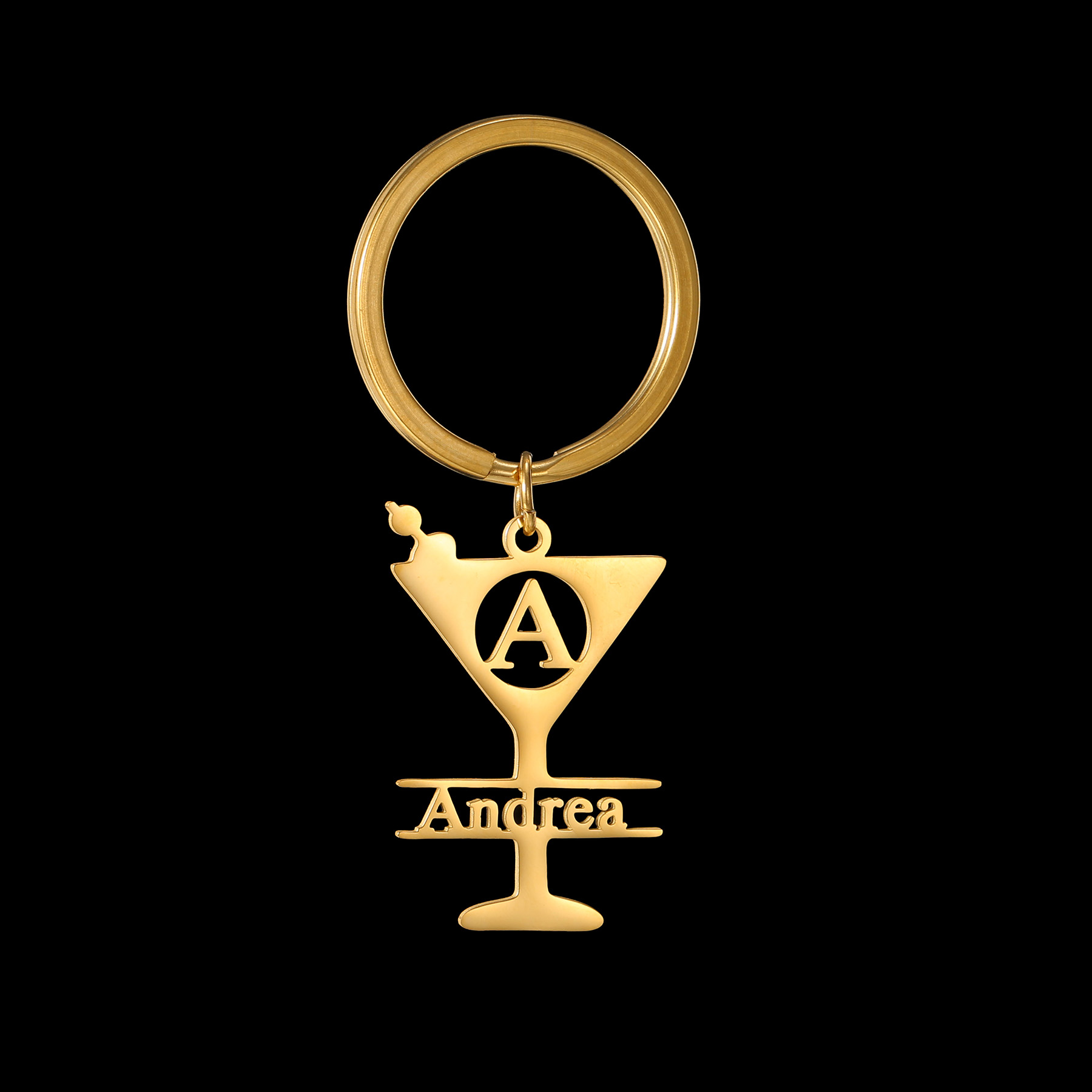 Akizoom 사용자 정의 이름 큰 글자 키 체인 스테 - Initial Ring Custom 리뷰 및 가격